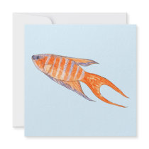 Paradise Fish. Custom Invites