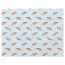 Paradise Fish Pattern on Blue. Flyer Design
