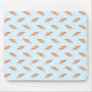 Paradise Fish Pattern on Blue. Mousepads