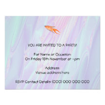 Paradise Fish. Personalized Announcements