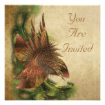 Paradise Flower Fractal Invitations