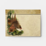 Paradise Flower Fractal Note Envelopes