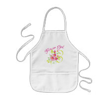 Paradise Flowergirl  Favors Apron