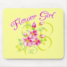 Paradise Flowergirl  Favors Mouse Pads