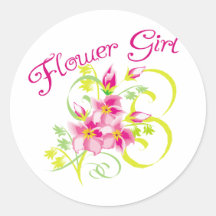 Paradise Flowergirl  Stickers