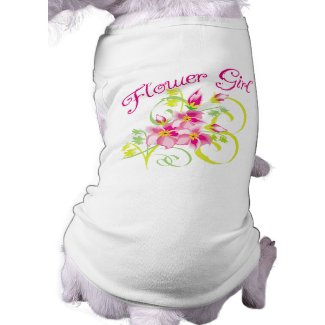 Paradise Flowergirl T-shirts and Gifts petshirt