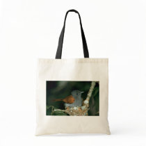 Paradise Flycatcher Tote Bags