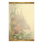 Paradise Fractal Flower Notepaper Stationery Paper