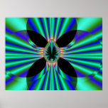 Paradise Green Fancy Poster posters