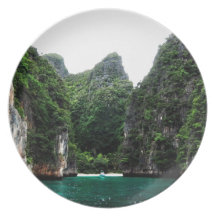 Paradise in Thailand Party Plate