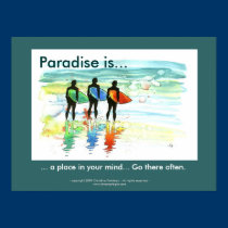 Paradise is... posters