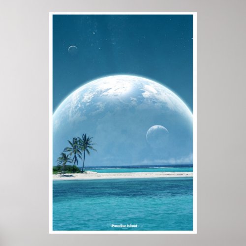 Paradise Island print