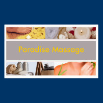 Paradise Massage business cards