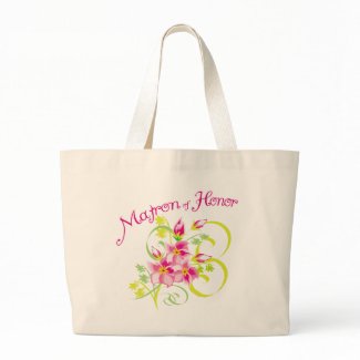 Paradise Matron of Honor tote bag