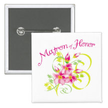 Paradise Matron of Honor Favors Pin