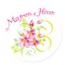 Paradise Matron of Honor Favors Sticker