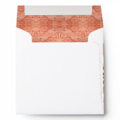 Paradise Modern Flower 1, Invitation Envelope envelope