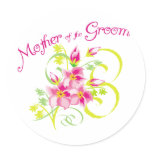 Paradise Mother of the Groom Gifts Sticker