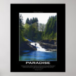PARADISE Motivational Art Poster with poem posters