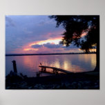 Paradise on the shores of Isle LaMotte Vermont Poster