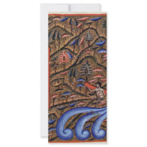 Paradise Paradise, The Four Rivers And The Gate O Custom Rack Card