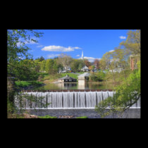 Paradise Pond Smith College Northampton in Spring posters