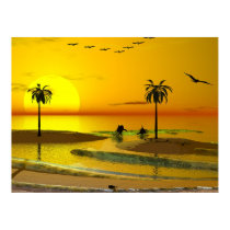 Paradise Shore Sunset posters