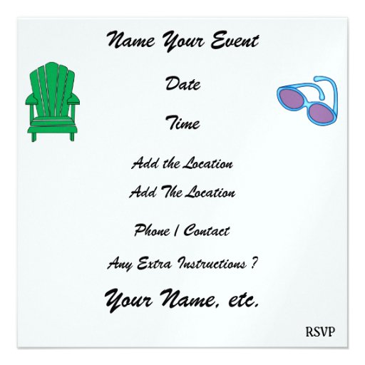 Paradise - SRF Invitations