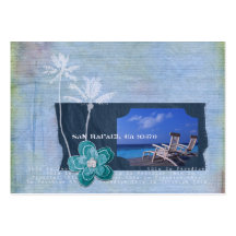 Paradise Travel Chubby Business Cards