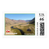 Paradise valley Greenland postage