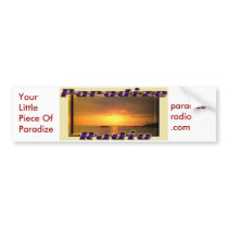 Paradize Radio Bumper Sticker bumper stickers