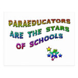 PARAEDUCATORS ARE THE STARS OF SCHOOLS POST CARD