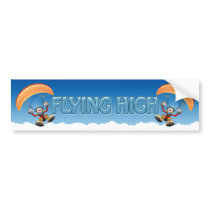 Paraglider Bumper Sticker bumper stickers by AlsParaStuff Paraglider Bumper Sticker bumper stickers