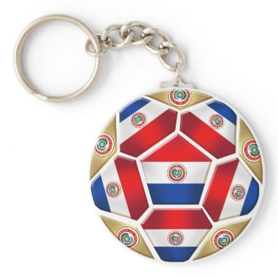 Paraguay ball 2010 2014 soccer ball gifts Keychain