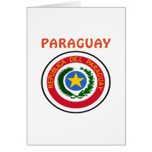 Paraguay Coat Of Arms Greeting Card