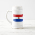 Paraguay Flag and Map Mug