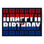 Paraguay Flag Birthday Card