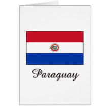 Paraguay Flag Design Cards