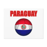 Paraguay Futbol T-Shirts Postcard