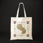 Paraguay Map Flag Border Bag