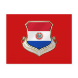 Paraguay shield emblem badge for Guaraníes Postcards