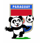 This adorable little panda is too cute! He's featured in front of a large flag from Paraguay and ready to play football and score some goals. This cute design is perfect for football players and soccer fans! You can totally customize this gift! Change the color, move the design around, add your own text or images -- make it your own!