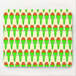 Parakeet Birds Pattern. Mousepads