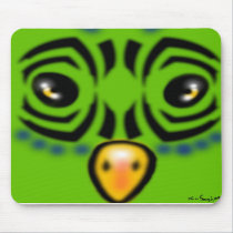 Parakeet Mousepad by Kim_Souza Parakeet Mousepad