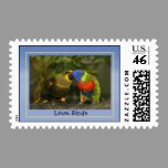 Parakeet Postage stamps