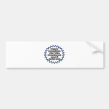 Paralegal...Because I Said So Bumper Sticker