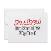 Paralegal...Big Deal Custom Announcement