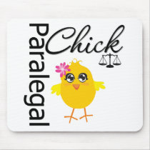 Paralegal Chick mousepads