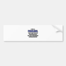 Paralegal Joke ... Superior Intelligence Bumper Stickers