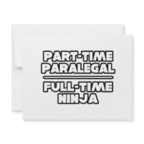 Paralegal...Ninja Announcement